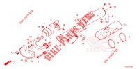 EXHAUST MUFFLER  (SXS520M) for Honda PIONEER 520 M2 2021