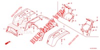REAR FENDER for Honda PIONEER 520 M2 2021