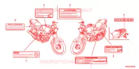 CAUTION LABEL for Honda CG 125 CARGO KICK 2011