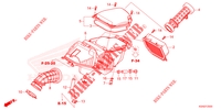 AIR CLEANER(2) for Honda CB 300 R ABS 2023