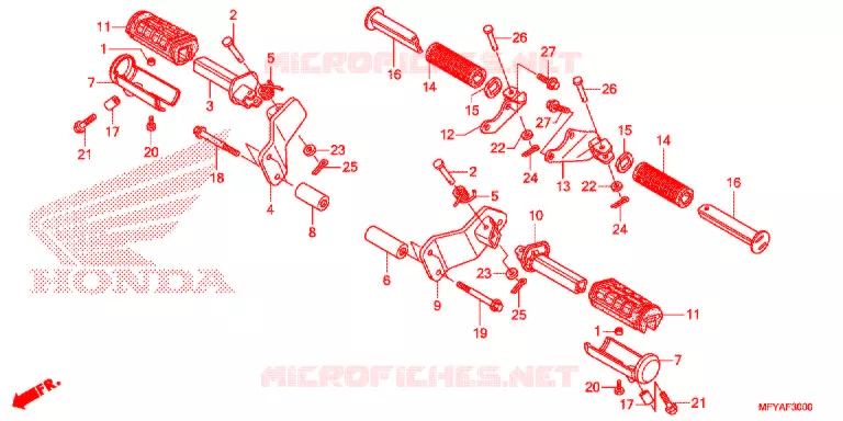 STEP  (VT1300CR/CRA,VT1300CS/CSA) Honda MOTO 1300 VT 2012  VT1300CSC