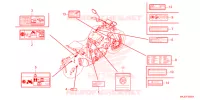 CAUTION LABEL for Honda CB 1000 R 2023