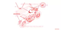 STICKERS for Honda CB 1000 R 2023