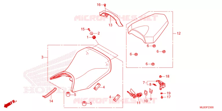 SIDE COVERS Honda MOTO 750 HORNET 2024  CB750AP