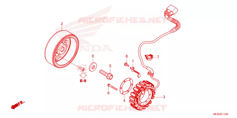 ALTERNATOR Honda MOTO 750 HORNET 2023  CB750AP