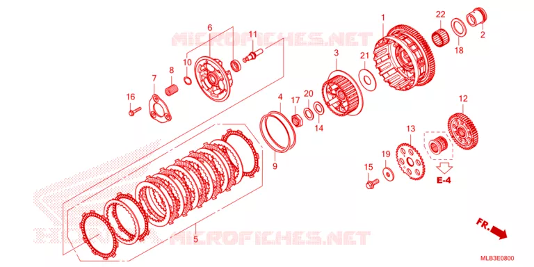 CLUTCH Honda MOTO 750 HORNET 2023  CB750AP