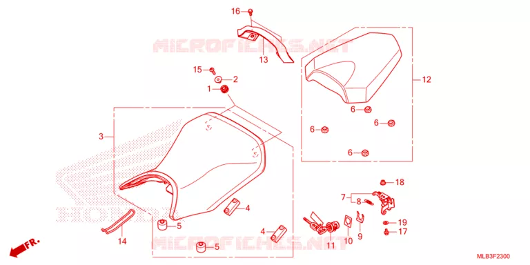 SIDE COVERS Honda MOTO 750 HORNET 2023  CB750AP