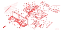 UNDER SEAT BODYWORK for Honda PIONEER 520 M2 2022