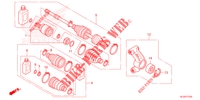 REAR KNUCKLE/REAR DRIVESH AFT for Honda PIONEER 520 M2 2022 2023