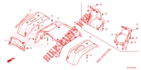 REAR FENDER  for Honda PIONEER 520 M2 2022