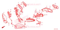 INDICATOR   MIRROR for Honda GL 1800 GOLD WING DCT 2022