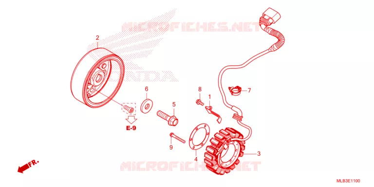 ALTERNATOR Honda MOTO 750 HORNET 2023  CB750AP