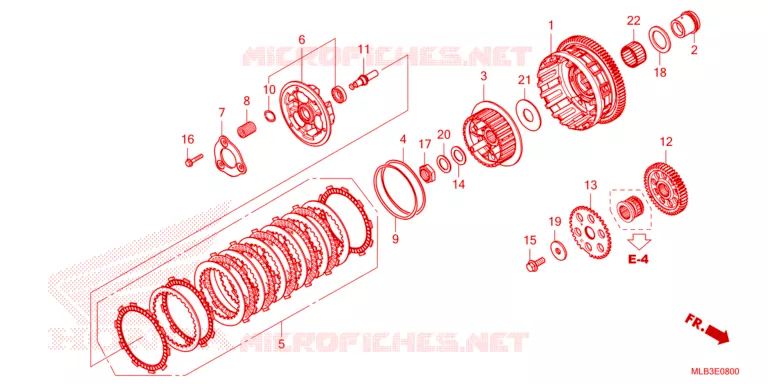 CLUTCH Honda MOTO 750 HORNET 2023  CB750AP