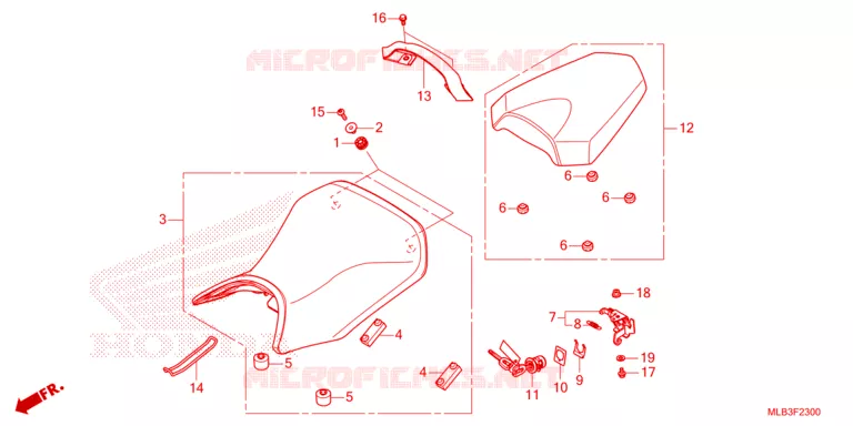 SIDE COVERS Honda MOTO 750 HORNET 2023  CB750AP