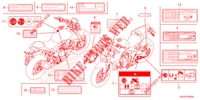 CAUTION LABEL for Honda HORNET 750 R 2023