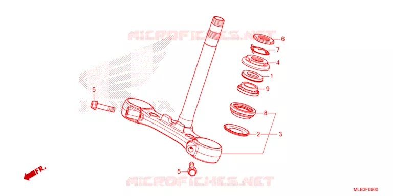 STEERING STEM Honda MOTO 750 HORNET 2023  CB750AP