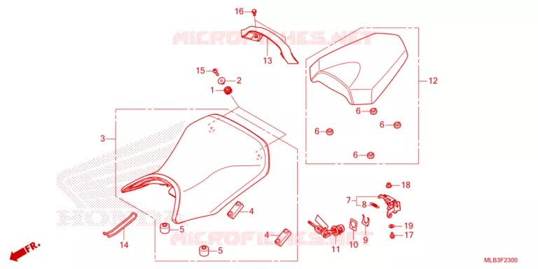 SIDE COVERS Honda MOTO 750 HORNET 2023  CB750AP