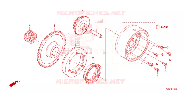 CLUTCH Honda MOTO 110 CRF 2023  CRF110FP
