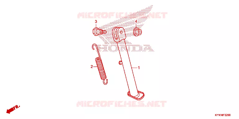 STAND  Honda MOTO 110 CRF 2023  CRF110FP