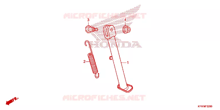 STAND  Honda MOTO 110 CRF 2023  CRF110FP