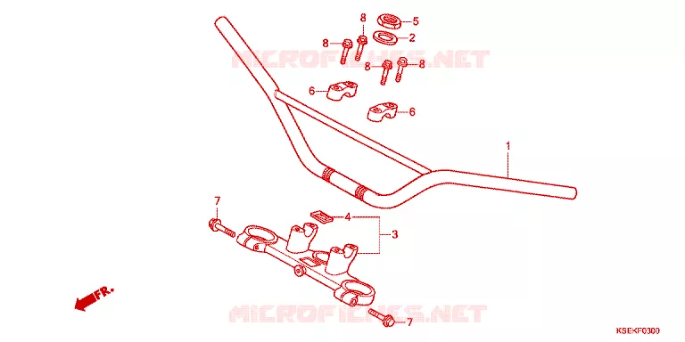 HANDLEBAR Honda MOTO 150 CRF 2024  CRF150RN
