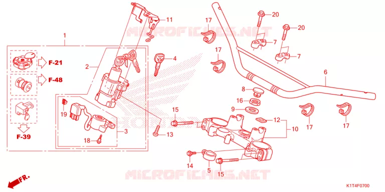 HANDLEBAR Honda MOTO 300 CRF 2022  CRF300LAN