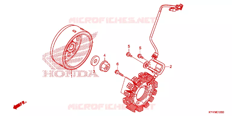 ALTERNATOR Honda MOTO 110 CRF 2022  CRF110FN