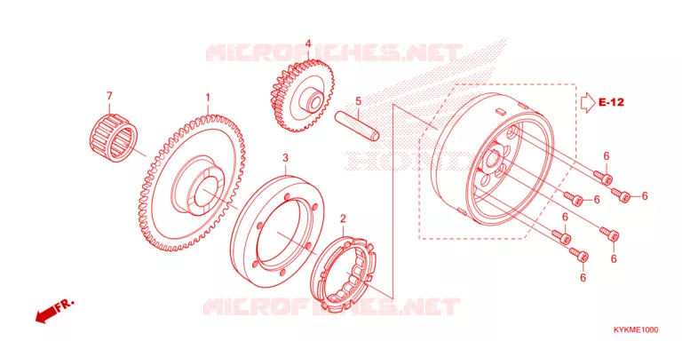 CLUTCH Honda MOTO 110 CRF 2022  CRF110FN