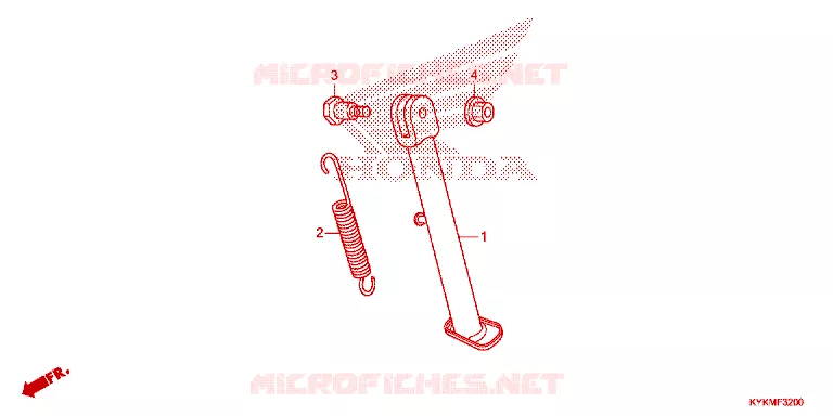STAND  Honda MOTO 110 CRF 2022  CRF110FN