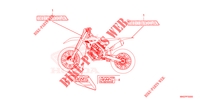 STICKERS for Honda CRF 450 R 2023