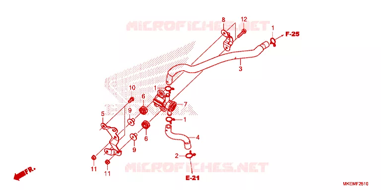 AIR INJECTION VALVE Honda MOTO 450 CRF 2023  CRF450XP