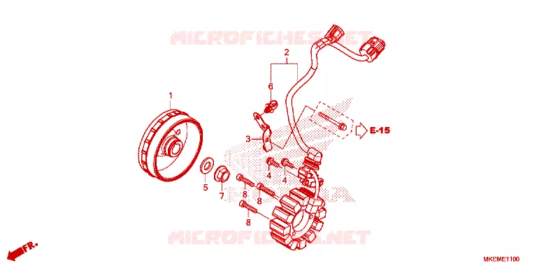 ALTERNATOR Honda MOTO 450 CRF 2023  CRF450XP
