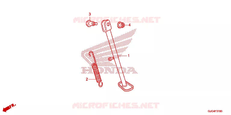 STAND  Honda MOTO 50 CRF 2024  CRF50FP