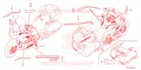 STICKERS for Honda GL 1800 GOLD WING DCT 2023