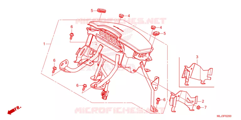 AIRBAG MODULE Honda MOTO 1800 GOLD-WING 2023  GL1800DAP