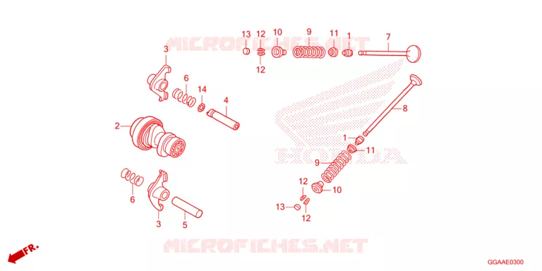 CAMSHAFT - VALVE Honda SCOOTER 50 RUCKUS 2023  NPS50P