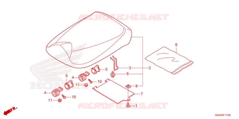 SIDE COVERS Honda SCOOTER 50 RUCKUS 2023  NPS50P