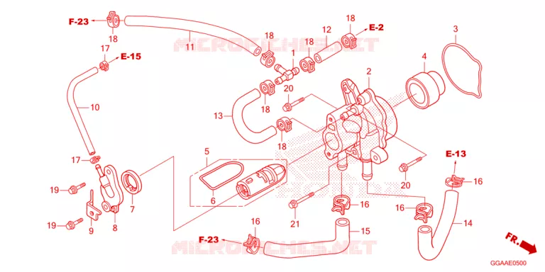 WATER PUMP Honda SCOOTER 50 RUCKUS 2023  NPS50P