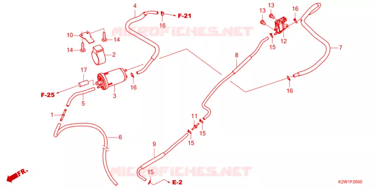 GAS RECYCLING SYSTEM Honda MOTO 125 DAX 2024  ST125AP