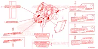STICKERS for Honda PIONEER 1000 M3 DELUXE 2022
