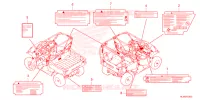 CAUTION LABEL for Honda PIONEER 1000 M3 DELUXE TRAIL 2022