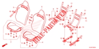 SEAT/SEAT COWL for Honda TALON 1000 R 2022