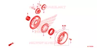 CLUTCH for Honda AFRICA TWIN 1000 DCT RED 2016