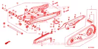 SWINGARM  for Honda AFRICA TWIN 1000 DCT RED 2016