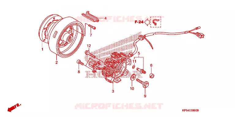 ALTERNATOR Honda MOTO 230 CRF 2003  CRF230F3