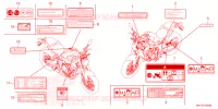 CAUTION LABEL for Honda CB 650 R 2023