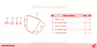 WINDSHIELD for Honda CB 650 R 2023