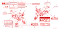 CAUTION LABEL for Honda CB 650 R 2023