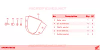 WINDSHIELD for Honda CB 650 R 2023