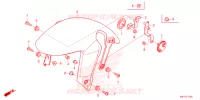 FRONT FENDER   FOOT REST for Honda CB 650 R 2023